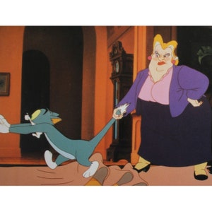 1992 TOM & JERRY The MOVIE Lobby Card - Original Spanish Item - 13" x 12" (33 x 30.5 cm.) Hanna-Barbera Cartoon #5
