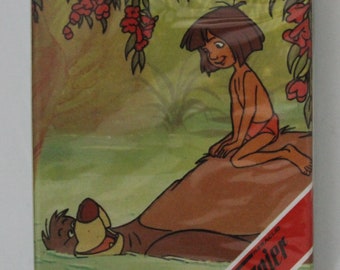 1993 The JUNGLE BOOK Playing Cards FULL Deck (33 cards) - Spanish - Sealed - 3.5&quot; x 2.4&quot; (9 x 6 cm.) - Heraclio Fournier / Walt Disney