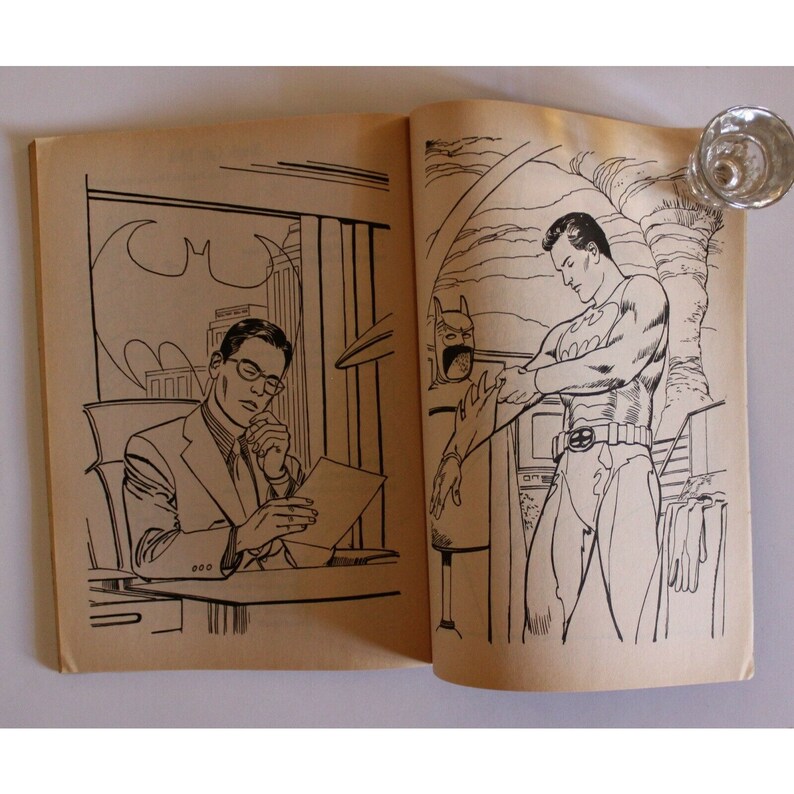 1995 BATMAN FOREVER Coloring Book Vintage Golden Books 27.5 X - Etsy UK