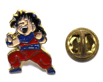 1989 Dragon Ball SON GOHAN Older Kid Vintage Lapel Pin - 2.5 x 1.5 cm. (1" x 0.6") - VHTF!