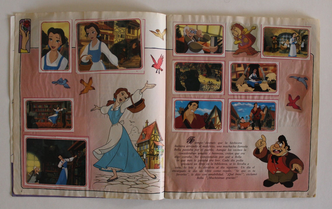 1991 BEAUTY and THE BEAST Trading Cards Album by Panini Etsy Ireland