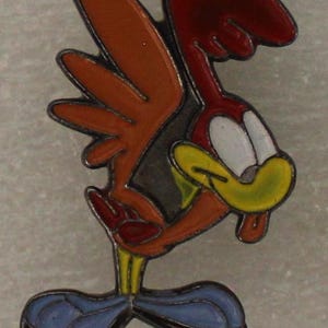 Przypinka do klapy LITTLE BEEPER z lat 90. XX wieku, 1" x 0,7" (2,5 x 1,75 cm). Tiny Toon Adventures Looney Tunes Warner Bros.