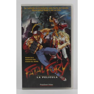 Casse vidéo VHS de Fatal Fury, 1994, objet vintage espagnol, norme PAL - LIRE