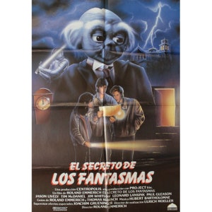 1987 HOLLYWOOD-MONSTER (Spökjakten) Original vintageaffisch spansk teater 85,5 x 69 cm