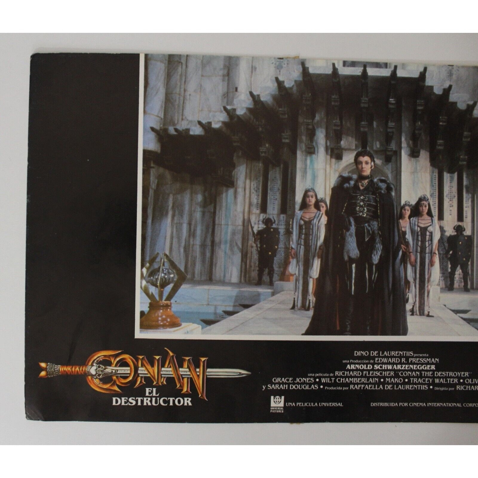 1984 CONAN the DESTROYER Lobby Card Originl Vintage Spain Bombaata 34 X ...