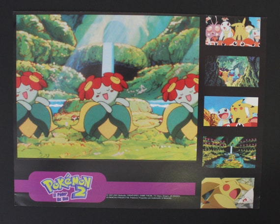 2001 Pokemon BELLOSSOM MINI-POSTER - Double-sided (2 Posters in 1) - 10.8  X 8.5" ( 27.5 Cm. X 21.5 Cm. ) - Nintendo #005 - Etsy
