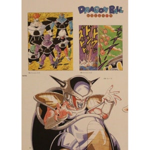 1996 Dragon Ball DOUBLE-SIDED MINIPOSTER 2 Posters in 1 - 10&quot; x 7&quot; ( 25.5 x 18 cm. ) Son Goku #62