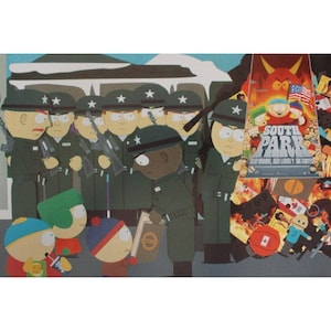 1999 SOUTH PARK Bigger Longer & Uncut - Lobby Card del film - 13,25" x 9,5" (34 x 24 cm) - Articolo originale spagnolo d'epoca n. 6