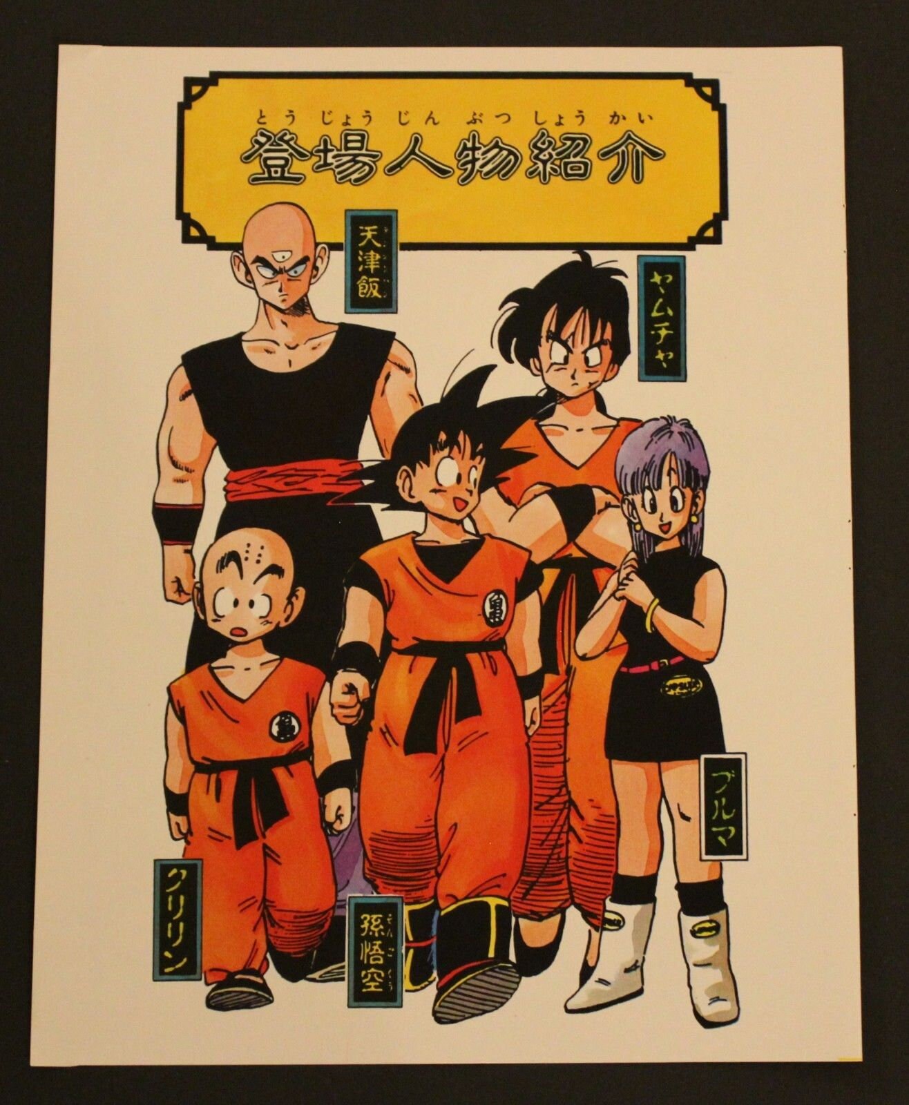1993 Dragon Ball Double Sided Mini Poster 2 Posters In 1 Etsy