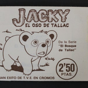 1978 MONARCH: The Big BEAR of TALLAC トレーディング カード パック - Quelcom 製未開封スペイン製ビンテージ アイテム - 9 x 6 cm (3.5" x 2.3")