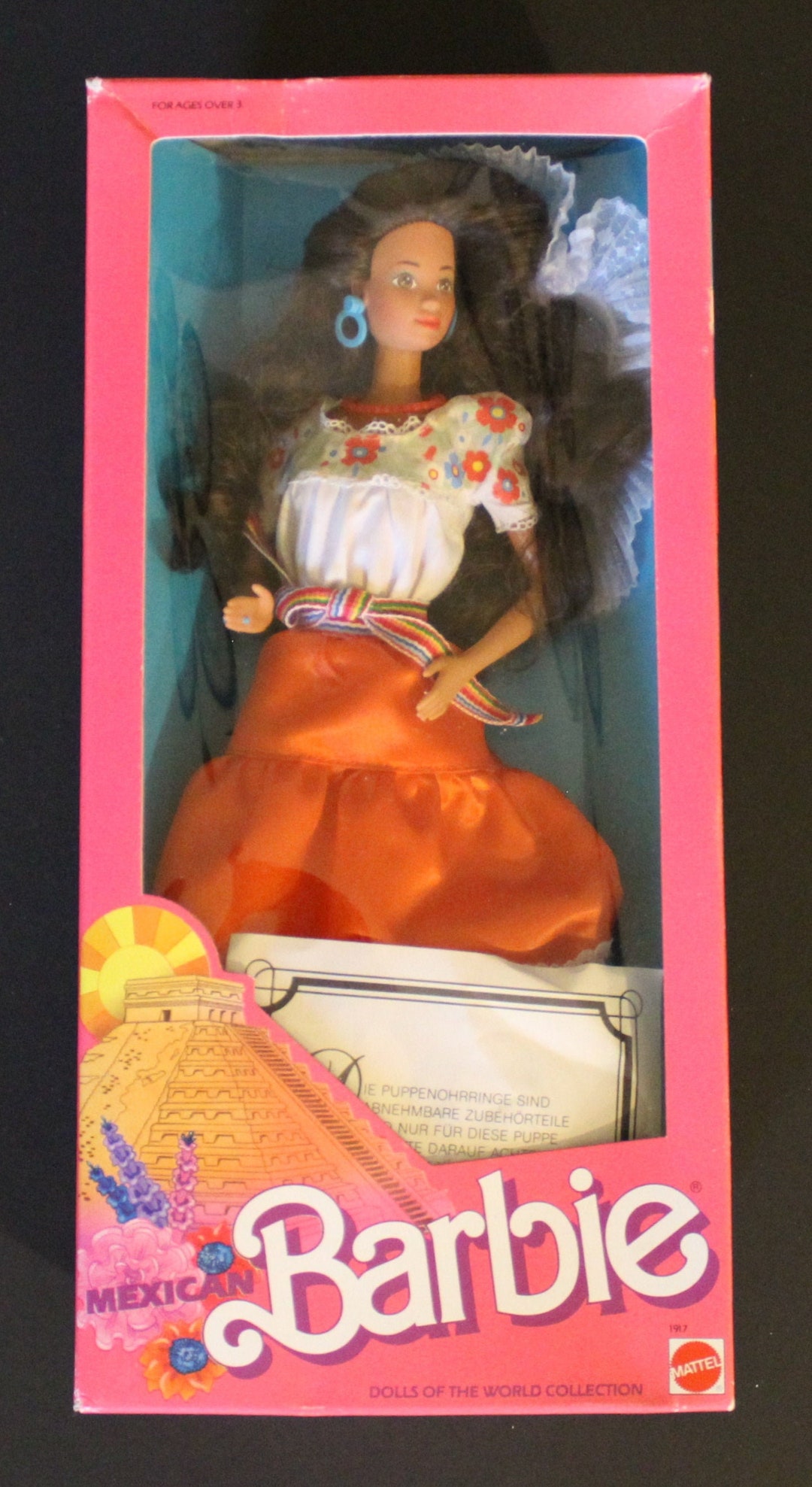 1988 MEXICAN BARBIE Dolls of the World Collection DOTW 1917 Series Mattel - Etsy