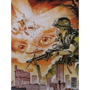 2000 JUAN GIMENEZ Vintage Poster 11,75 "x 9" (30 x 23 cm.) Französischer Import ""Apocalypse"" #20