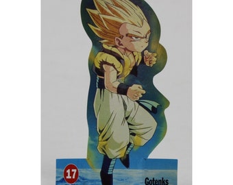 Figura de cartón troquelada GOTENKS SSJ2 de 1989, 13,5 cm (5,25"), Dragon Ball España