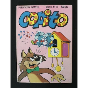 1981 HANNA-BARBERA CARTOONS Comic-Book 8.5 cm. (7.25&quot;) Vintage Spain  Very Hard To Find #5