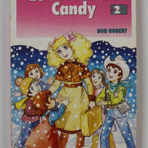 1987 CANDY CANDY Pocket Book French Vintage 7&quot; x 4.35&quot; (18 x 11 cm.) Toei Animation #4