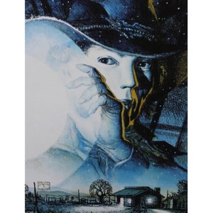 Póster vintage de JUAN GIMENEZ 2000 11,75" x 9" (30 x 23 cm) Importación francesa "Alvin Maker" #24
