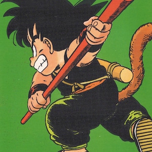 Postal DRAGON BALL 1992 Original Española Vintage 15 x 10,5 cm. (6" x 4") #8