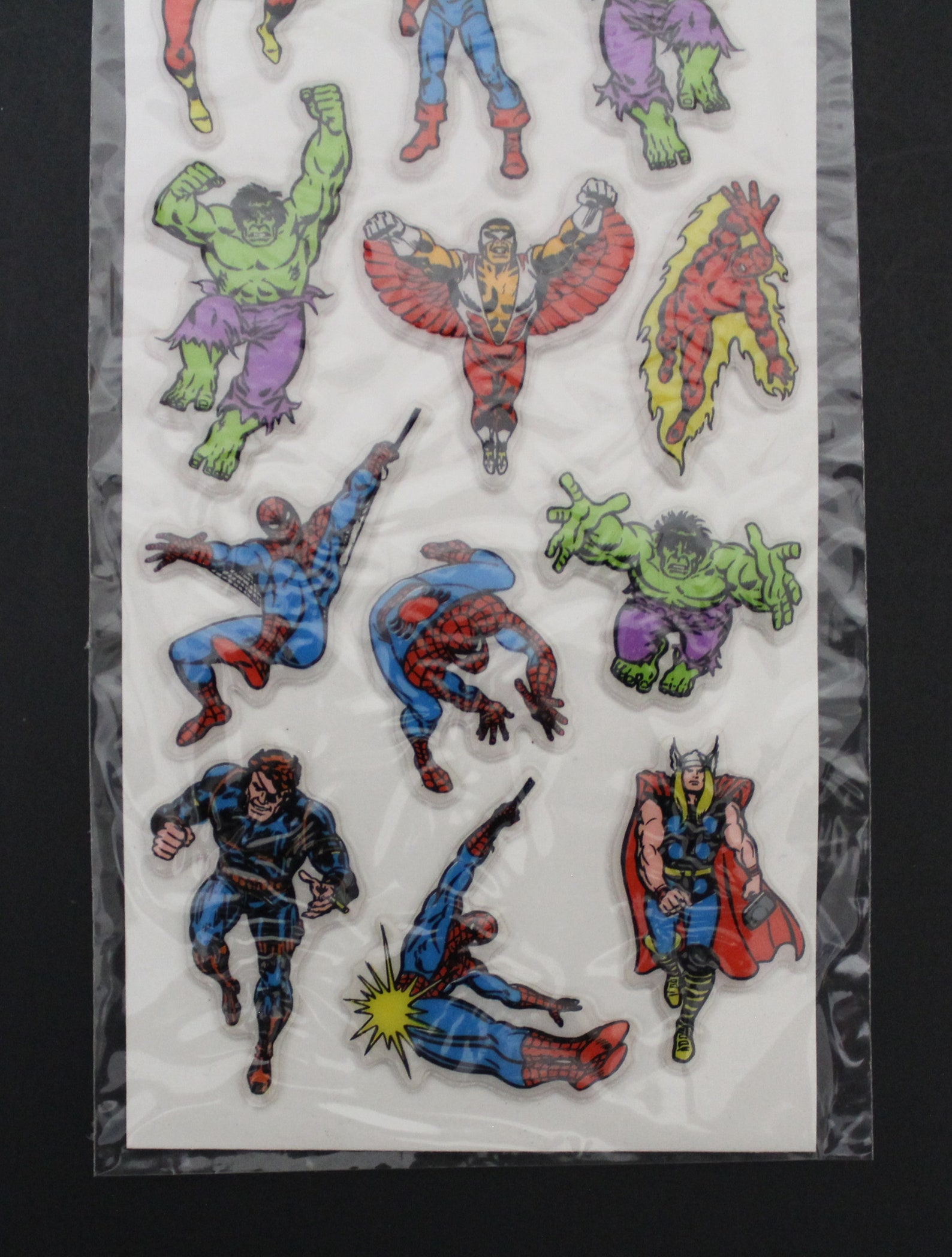 1981 Marvel Super Heroes PUFFY STICKERS Spanish Vintage Etsy