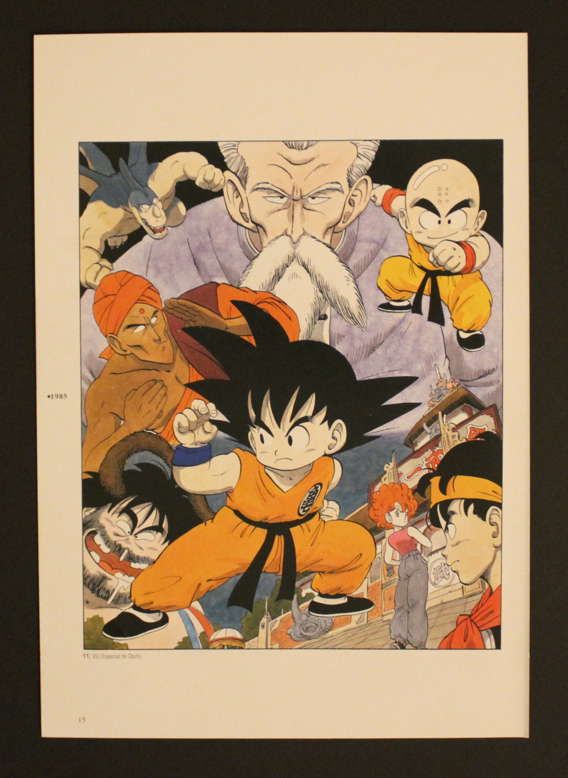 1996 Dragon Ball DOUBLE-SIDED MINIPOSTER 2 Posters in 1 - 10