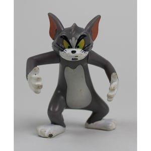 1990s TOM Cat Plastic Figure 2.5" (6.5 cm.) Tom and Jerry Hanna-Barbera Cartoon