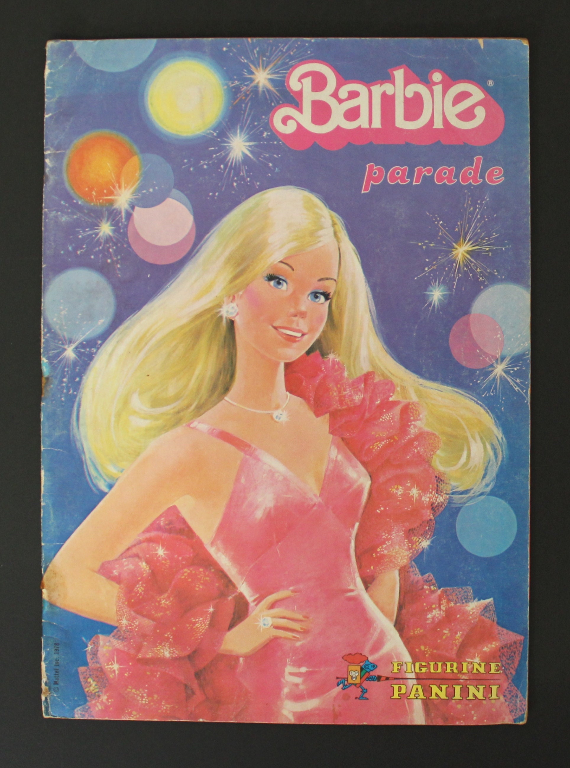 Lot de 5 Booster DE 25 Autocollants Barbie Paillettes Panini Édition Allemande 