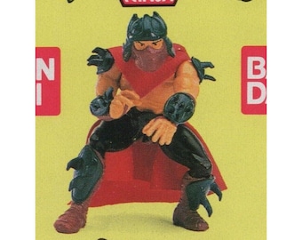 Pegatina de Shredder de las Tortugas Ninja de 1989, 7,5 cm de diámetro, para figuras de acción, promoción, España, rara.