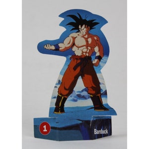1989 BARDUCK Wycinana tekturowa figurka 5,25" (13,5 cm) Dragon Ball Hiszpania Promocja