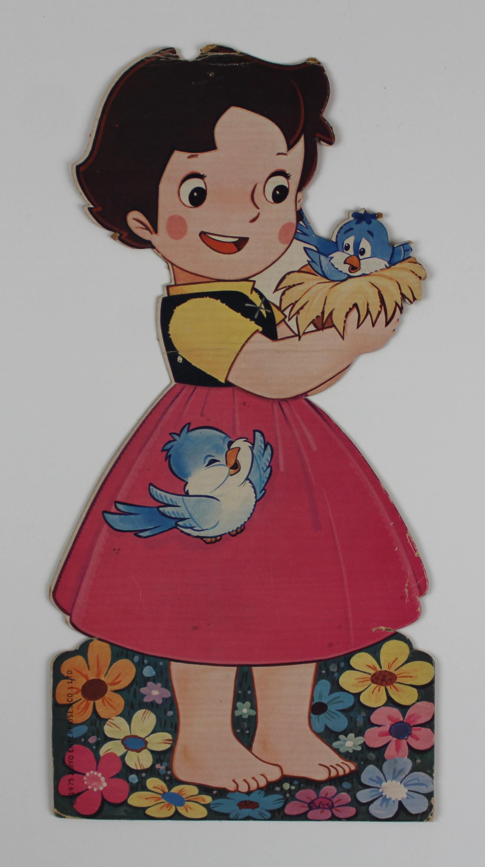 1975 HEIDI Girl of the ALPS Cardboard Figure 13