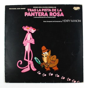 1982 TRAIL Of The PINK PANTHER Spanien 12" Schallplatte von Edwards, Sellers, Niven - schwer zu finden