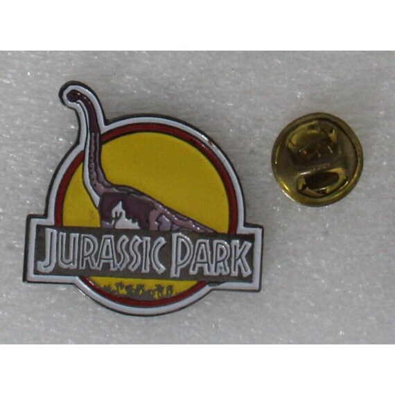 1992 JURASSIC PARK BRACHIOSAURUS Dinosaur Lapel P… - image 2