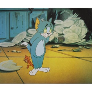 1992 TOM & JERRY The MOVIE Lobby Card - Original Spanish Item - 13" x 12" (33 x 30.5 cm.) Hanna-Barbera Cartoon #9