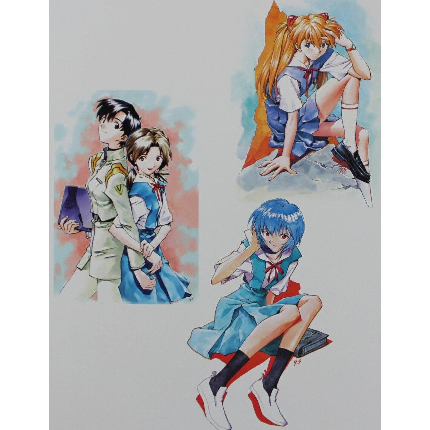 エヴァンゲリオン レイ・アヤナミ ポスター A4 Yahoo!オークション