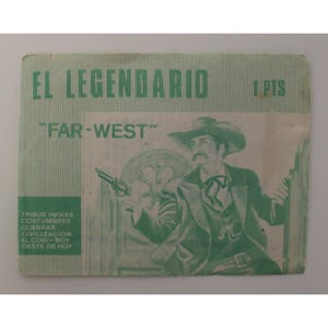 1966 The LEGENDARY FAR WEST Trading Cards Pack - Sealed Vintage Spanish Item - Very Hard To Find