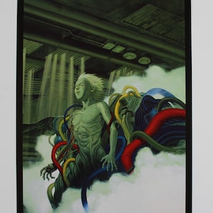 1993 AKIRA (Katsuhiro Otomo) Twardy plakat z tektury - Oryginalny hiszpański plakat vintage - 26,5 x 39 cm. (10,4" x 15,4") ok. #3 - Bardzo mała ilość!
