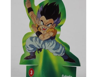 1989 GOTENKS Die-Cut Cardboard Figure 5.25" (13.5 cm.) Dragon Ball Spain Promo