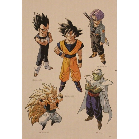 Dragon Ball Z Goku Characters Anime Poster – My Hot Posters