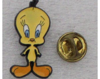 1990-talets TWEETY BIRD Kavajnål 3,5 x 1,5 cm Vintage Warner Bros.