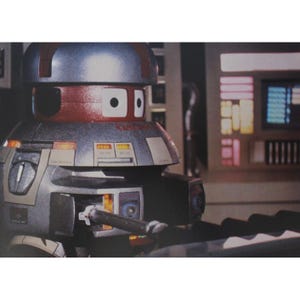 1979 THE BLACK HOLE Poster 13.5&quot; x 9.75&quot; (34.5 x 24.5 cm.) Walt Disney #21 Read Description