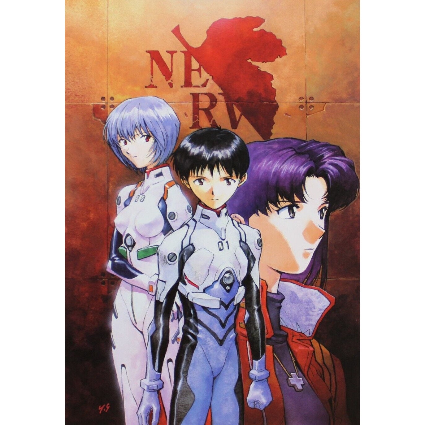 2000s EVANGELION Double-sided Poster (2 Posters in 1) 13