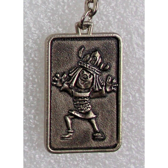 1970s VICKY THE VIKING Keychain 4 x 2.5 cm. (1.6" 