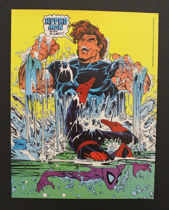 1991年 スパイダーマン 両面ミニポスター（2枚1組）トッド