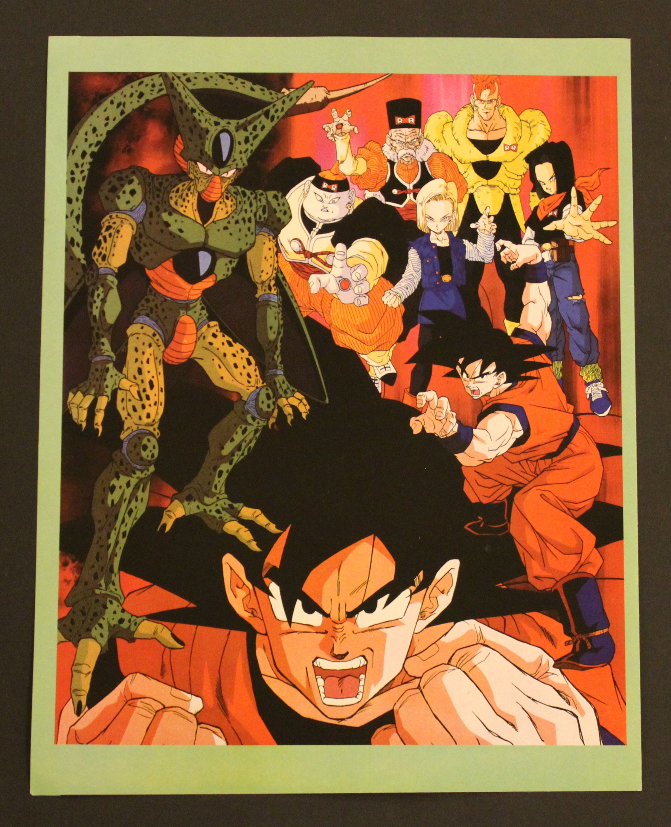 Dragon Ball Poster Android 17 and 18 with Logo 12in x 18in Free Shipping 
