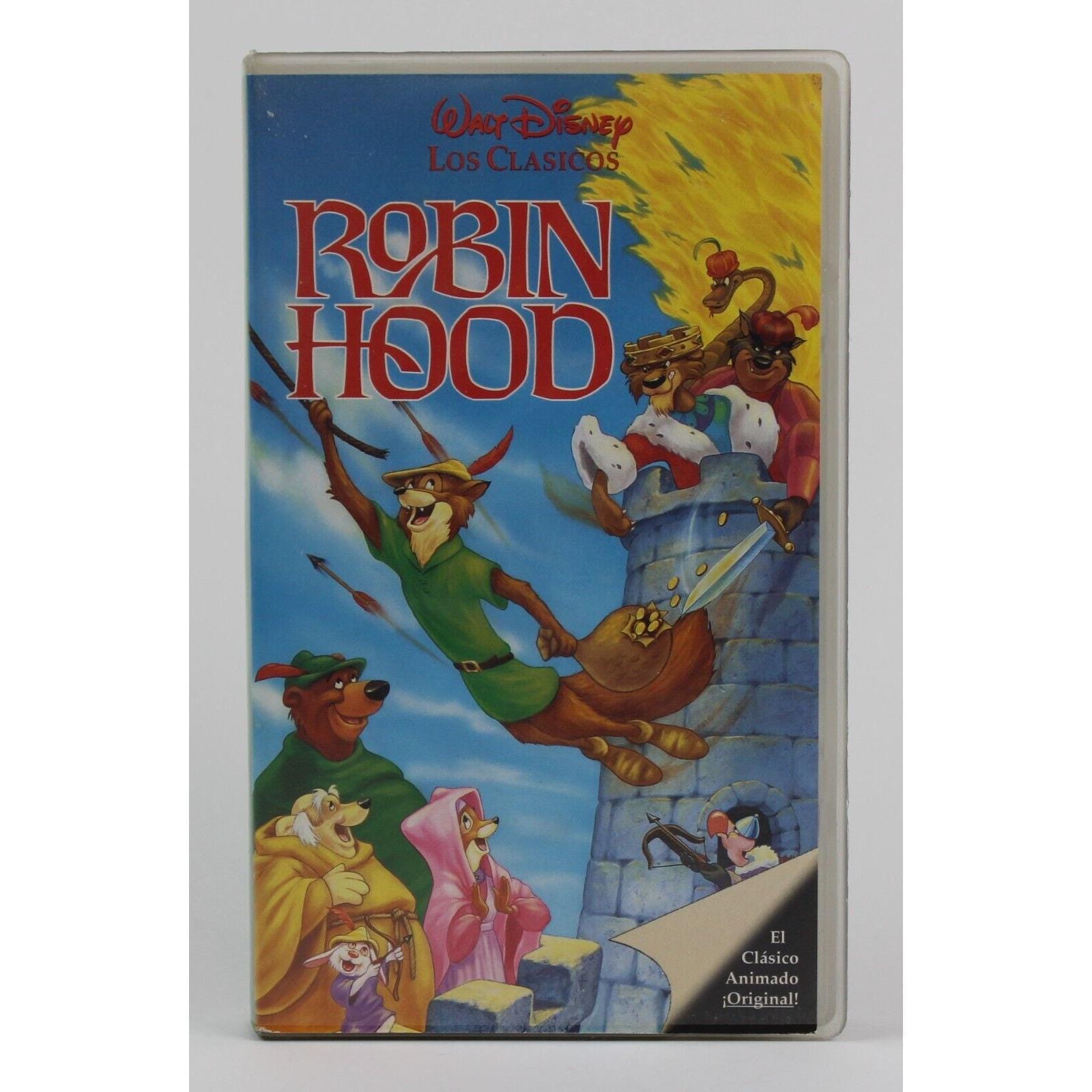 1991 ROBIN HOOD Movie VHS Video Tape Spanish Vintage Item P A L