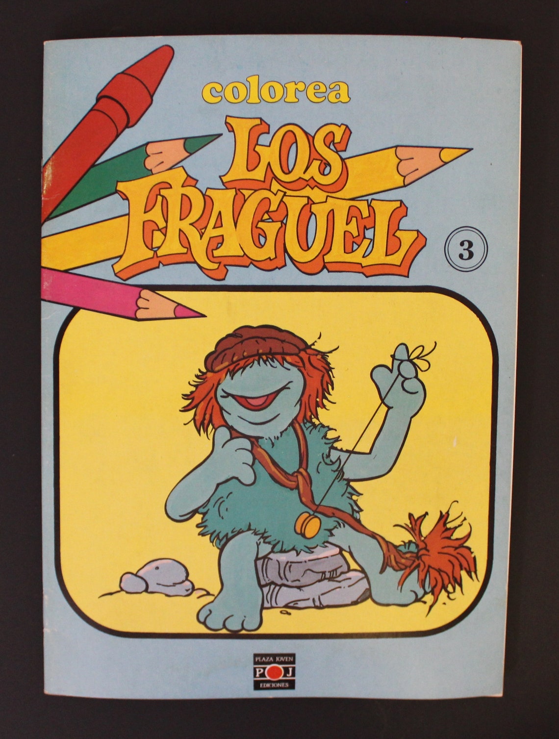 1986 FRAGGLE ROCK Coloring Book Spanish Vintage Jim Henson | Etsy