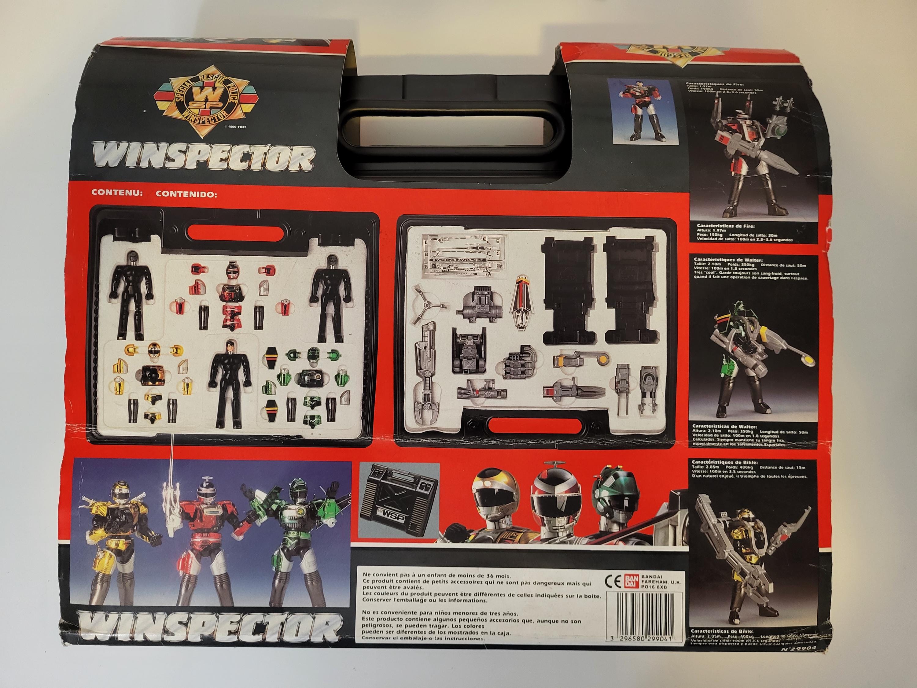 Winspector Winchaser Complet En Boîte - Bandai 1990 - Figurine Robot Japonaise