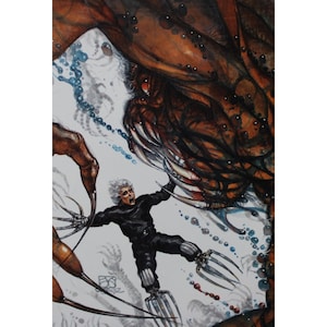2000 JUAN GIMENEZ Vintage Poster 11,75 "x 9" (30 x 23 cm.) Französischer Import Metabarons Cover # 12