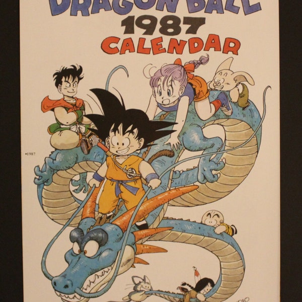 1996 Dragon Ball DOUBLE-SIDED MINIPOSTER 2 Posters in 1 - 10" x 7" ( 25.5 x 18 cm. ) Approx. Son Goku #29