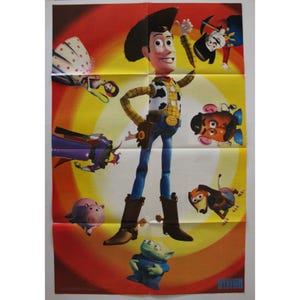1999 TOY STORY 2 BUDDY Poster 35.75" x 23.15" (90.5 x 59 cm.) Original Vintage Spanish Item - Big