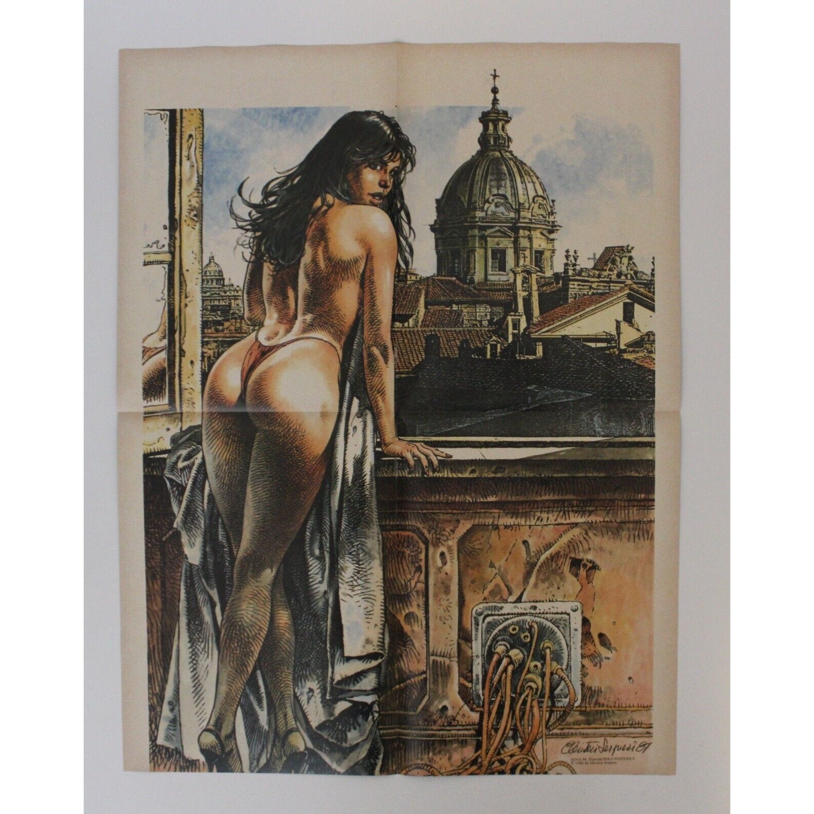 1988 SERPIERI DRUUNA Double-sided Poster 54 X 41.5 Cm (21.25 X 16.25)  Spain Nudes Mature - Etsy