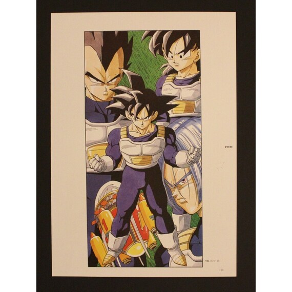 1996 Dragon Ball DOUBLE-SIDED MINIPOSTER 2 Posters in 1 - 10